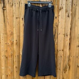 lululemon athletica Black Wide-Leg Track Pants